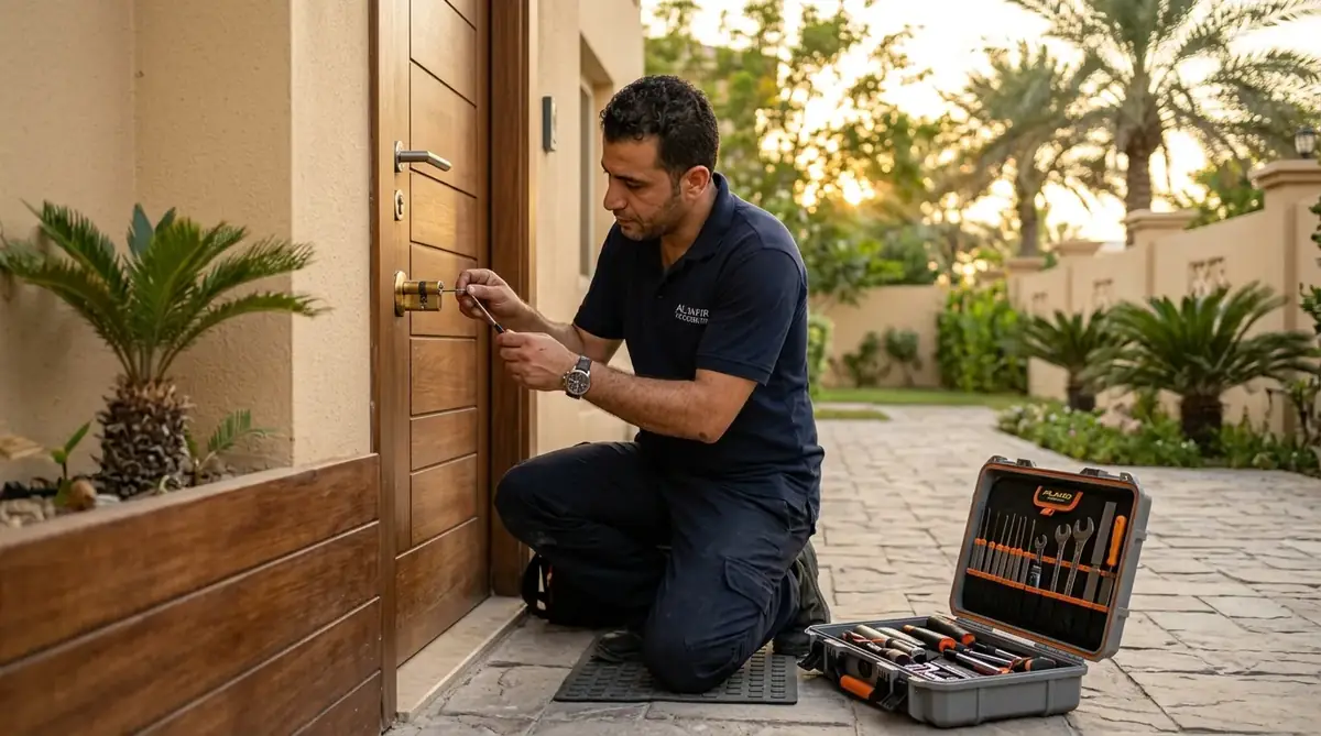 Lockout and lock assistance at Al Tair Althahbi, Madinat Zayed